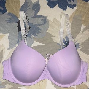 Victorias Secret t shirt push up full coverage lilac bra 36C